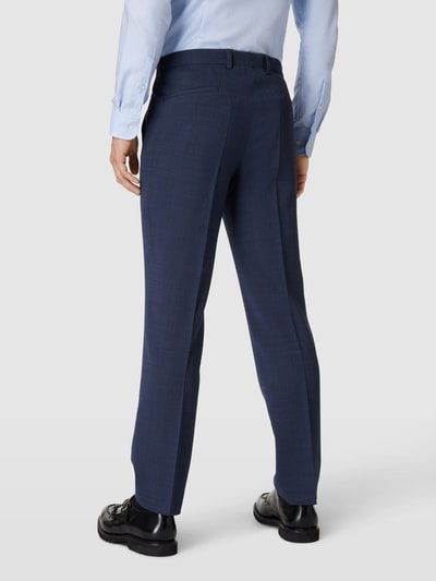 BOSS Pantalon met persplooien, model 'Leon' Bleu gemêleerd - 5