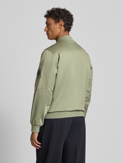 Marc O'Polo Regular Fit Fliegerjacke mit Baumwoll-Anteil - Marc O'Polo × DFB Travel Collection Oliv 5