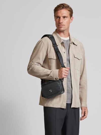 BOSS Umhängetasche mit Monogramm-Muster Black 1