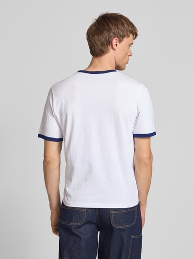 Jack & Jones T-Shirt mit Rundhalsausschnitt Modell 'FORMENTERA' Weiss 5