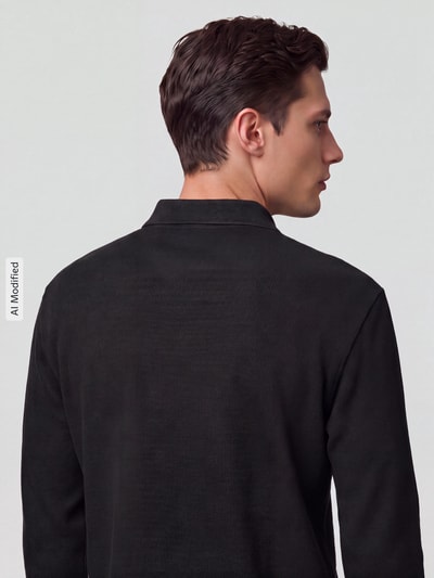 BOSS Orange Poloshirt mit strukturierter Piqué-Oberfläche Black 3