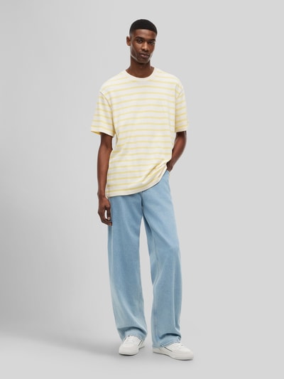 Tommy Jeans Relaxed Fit T-Shirt aus reiner Baumwolle GELB 1