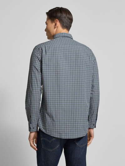 Christian Berg Men Vrijetijdsoverhemd met knoopsluiting Olijfgroen - 5