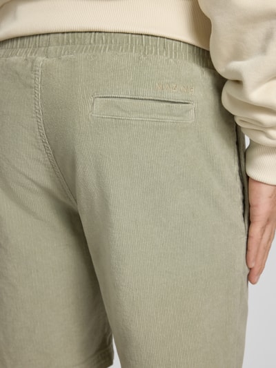 Mazine Regular fit korte broek van corduroy Lichtgroen - 3