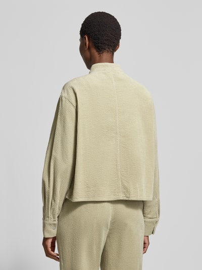 OPUS Relaxed Fit Hemdbluse mit Brusttasche Modell 'Falve' Schilf 5