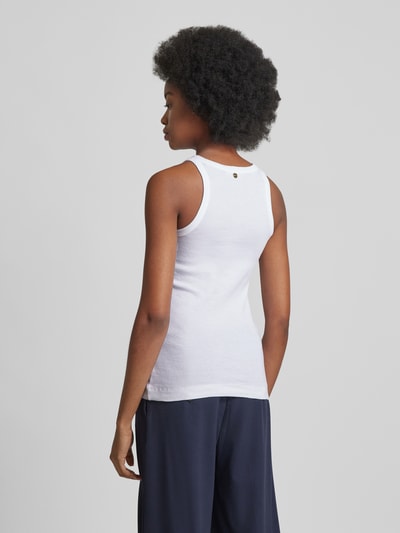 Rich & Royal Tank Top mit Label-Stitching Rot 5