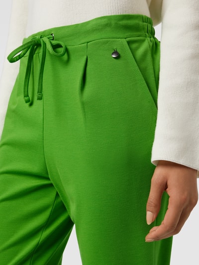 Fransa Broek met applicatie, model 'ZASTRETCH' Groen - 3