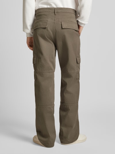 EIGHTYFIVE Cargohose mit Knopf- und Reißverschluss Khaki 5