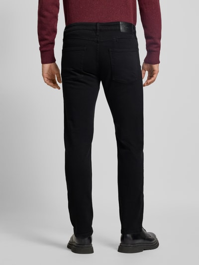 s.Oliver BLACK LABEL Medium rise slim fit jeans met smalle pijpen Zwart - 5