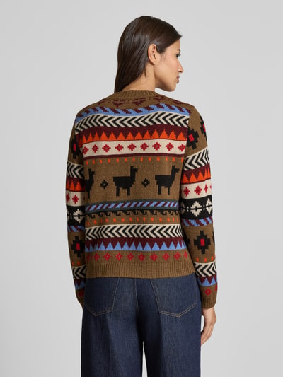 Weekend Max Mara Regular Fit Pullover mit Woll-Anteil Modell 'QUIRITE' Camel 5