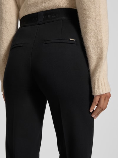 TONI Stoffen broek met elastische band Zwart - 3