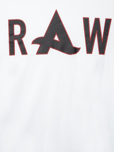 G-Star Raw T-Shirt mit Logo-Print Weiss 2