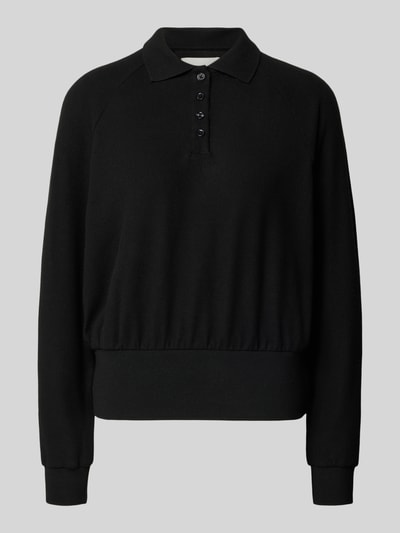 OPUS Gebreide pullover met polokraag, model 'Geigi' Zwart - 2