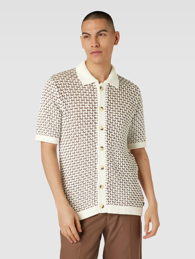 Scotch & Soda Vrijetijdsoverhemd met structuurpatroon Offwhite - 4