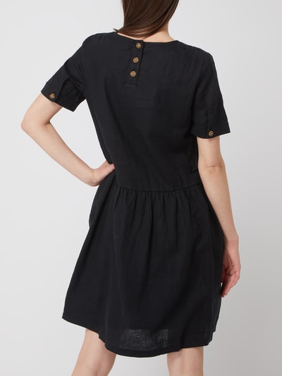 Esprit Kleid aus Leinen Black 5