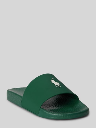 Polo Ralph Lauren Badeschuhe mit Logo Print Dunkelgruen 1