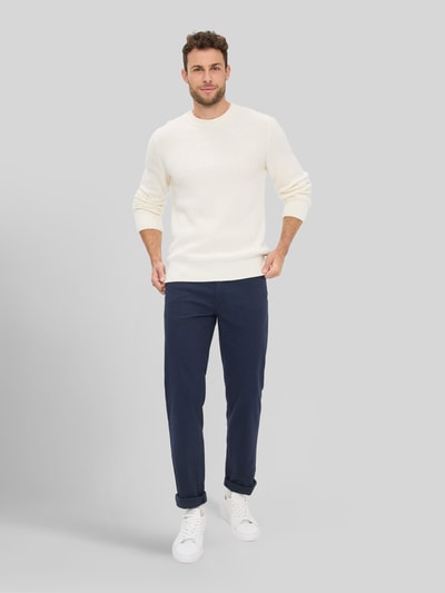 Brax Stoffhose aus Baumwoll-Mix mit Viskose-Anteil Modell 'Cadiz' Marine 1