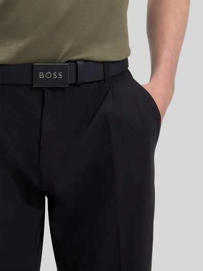 BOSS Gürtel aus echtem Leder Modell 'BOSS_ICON' Black 1