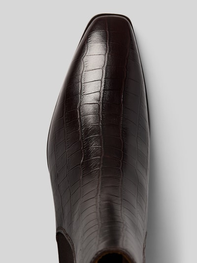 Gant Sztyblety skórzane z fakturowanym wzorem model ‘Bassotte’ Ciemnobrązowy 3