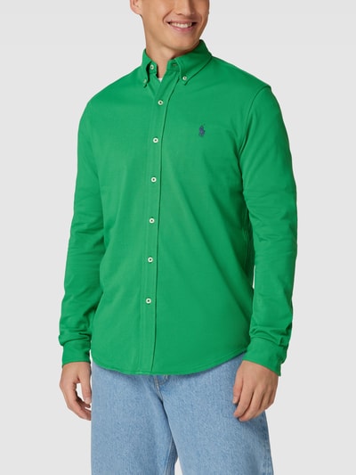 Polo Ralph Lauren Vrijetijdsoverhemd met labelstitching Groen - 4
