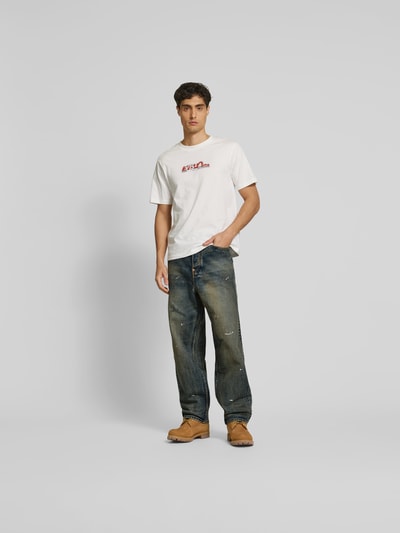 Evisu Relaxed Fit Jeans im Destroyed-Look Jeansblau 1