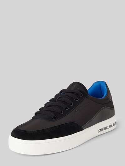 Calvin Klein Jeans Sneakersy z nadrukiem z logo Czarny 1