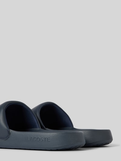 Lacoste Sandalette mit Label-Print Modell 'Croco 1.0' Dunkelblau 2