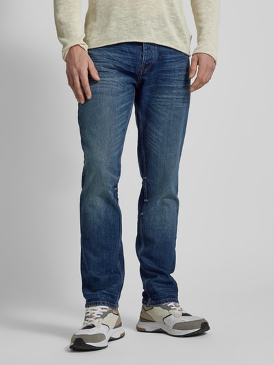 Tommy Hilfiger Straight fit jeans in 5-pocketmodel, model 'DENTON' Blauw - 4