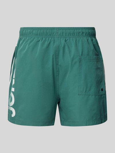Jack & Jones Zwembroek met labelprint, model 'STMAUI' Lichtgroen - 3