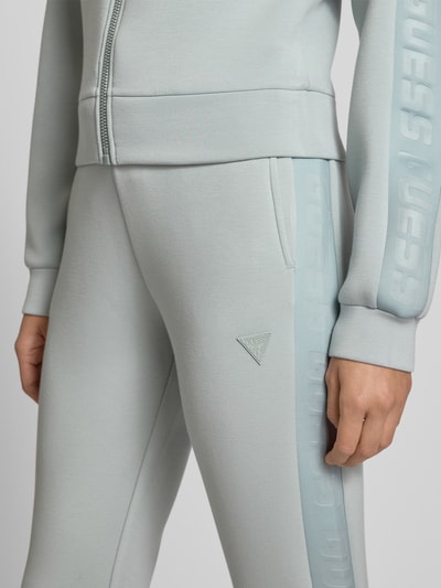 Guess Activewear Slim fit sweatpants met elastische band, model 'ALLIE SCUBA' Middengrijs - 3