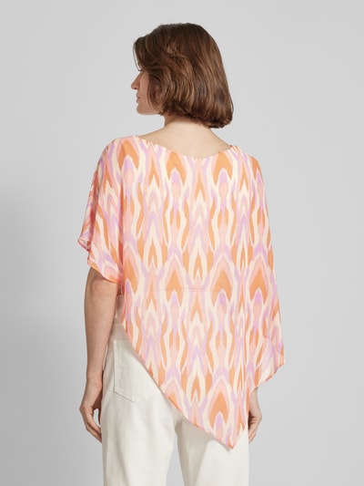 comma Bluse mit Überwurf Pink 5