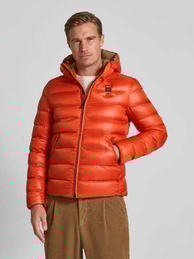 Blauer Usa Kurtka pikowana z zamkiem błyskawicznym dwustronnym model ‘ADAMS’ Pomarańczowy 4