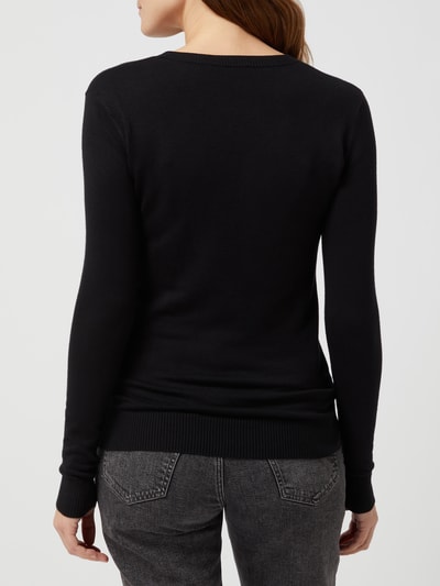 Guess Pullover mit Logo-Stickerei Modell 'Paulette'  Black 5