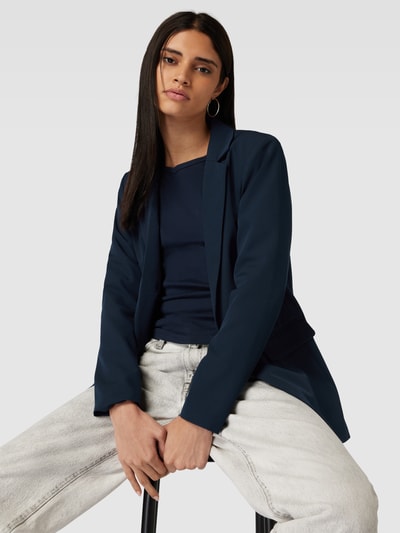 Pieces Blazer met reverskraag, model 'Bossy' Marineblauw - 3