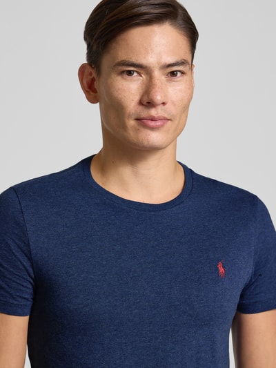 Polo Ralph Lauren T-shirt met logostitching Marineblauw gemêleerd - 3