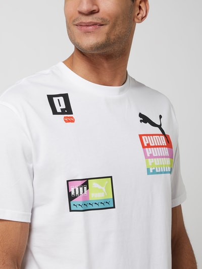 PUMA PERFORMANCE T-Shirt mit Logo-Details Weiss 3