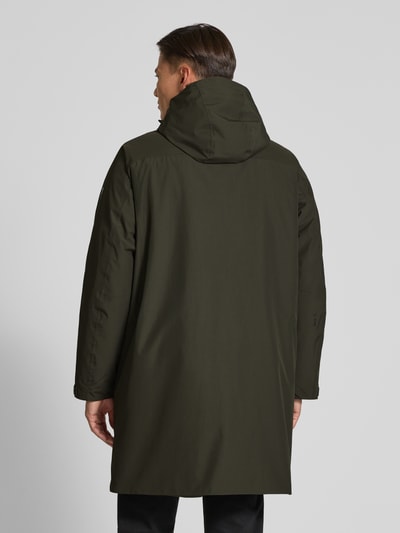 PEAK PERFORMANCE Regular fit jack met logoprint, model 'Treeline' Olijfgroen - 5