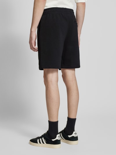 SERGIO TACCHINI Regular Fit Sweatshorts mit Logo-Stitching Modell 'SIMBA' Black 5