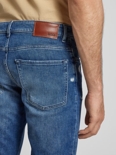 BOSS Orange Regular Fit Jeans im 5-Pocket-Design Modell 'Re.Maine' Jeansblau 3