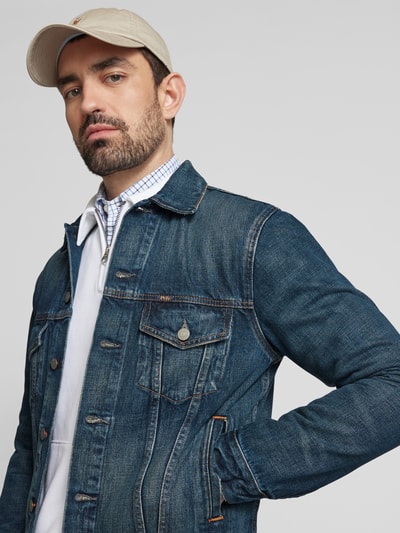 Polo Ralph Lauren Trucker Jacket mit Leistentaschen Jeansblau 3