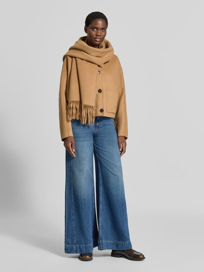 BOSS Orange Regular Fit Blouson mit integriertem Schal am Kragen Modell 'C_Cafrina' Cognac 1