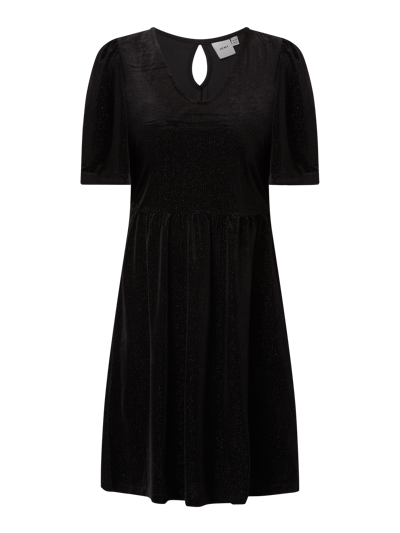 ICHI Kleid aus Samt Modell 'Rianna' Black 2