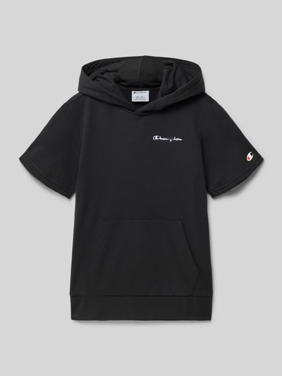 Champion Regular Fit T-Shirt mit Kapuze Black 1