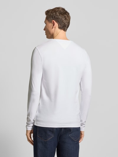 Tommy Hilfiger Slim fit T-shirt van katoenmix Wit - 5