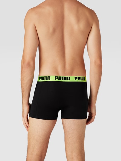 Puma Trunks mit Label-Details im 2er-Pack Mittelgrau Melange 4