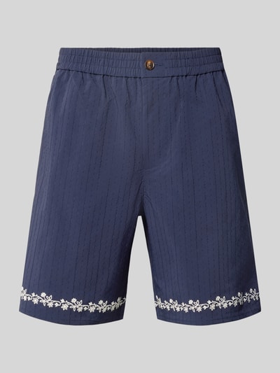 PROHIBITED Shorts mit elastischem Bund Marine 2