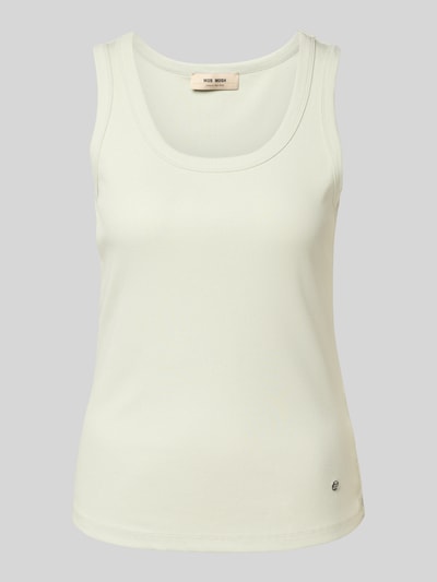 MOS MOSH Tanktop mit gerippten Abschlüssen Modell 'Casa' Lind 2