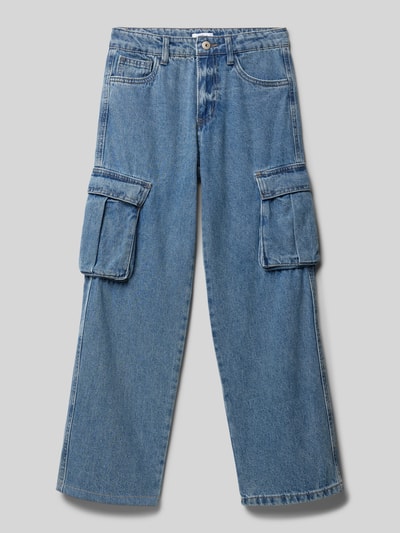 Name It Baggy fit cargo-jeans met steekzakken, model 'RYAN' Blauw - 1