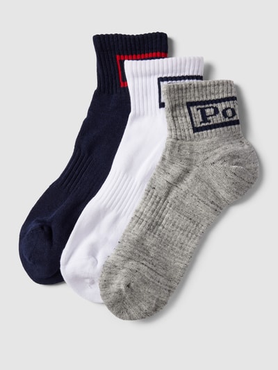 Polo Ralph Lauren Underwear Socken mit Label-Detail im 3er-Pack Dunkelblau 1