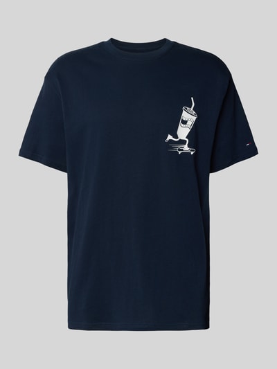 Tommy Jeans Regular fit T-shirt van puur katoen Marineblauw - 2